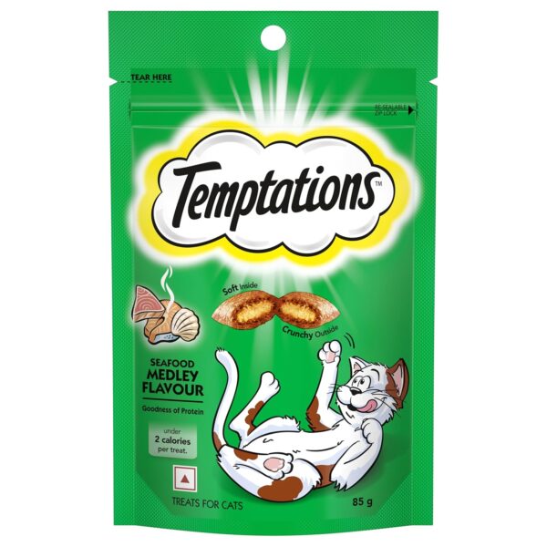 Temptations Cat Treat, Seafood Medley Flavour - 85 g - Image 1
