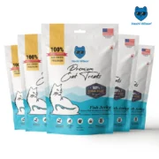 Hachi Wilson Cat Treats Fish Jerky | Ocean Fish Sardine and Mackerel | Human Grade Ingredients | 100% Grain Free| 75% Protein - Image 5