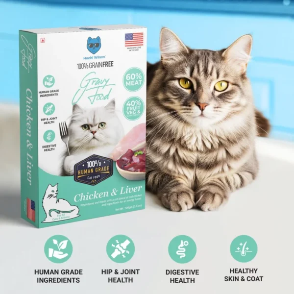 Hachi Wilson Creamy Chicken and Liver 100g | All Stage Superfood |100% Grain Free | Made In USA - Image 3