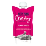 Kitty Yums Lickable Tuna & Bonito Creamy Cat Treat 80g